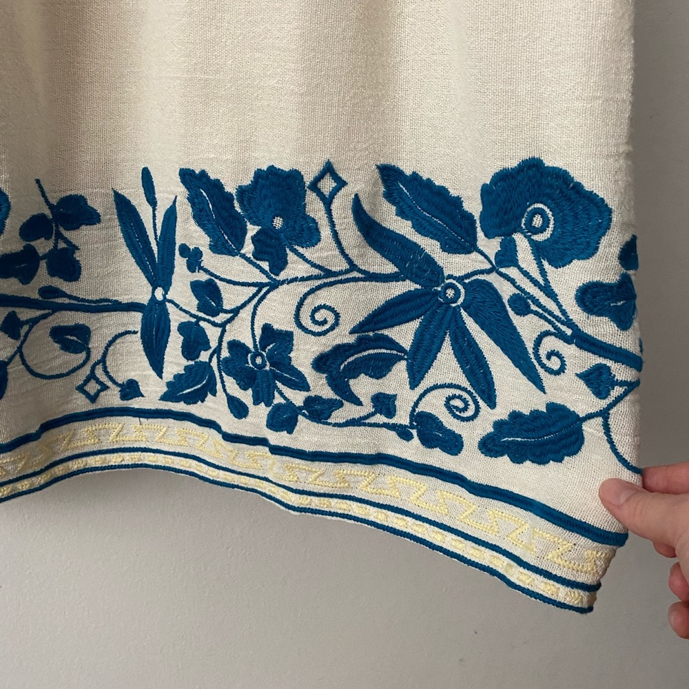Maison Scotch Embroidered Off the Shoulder Dress - Picture 7 of 14